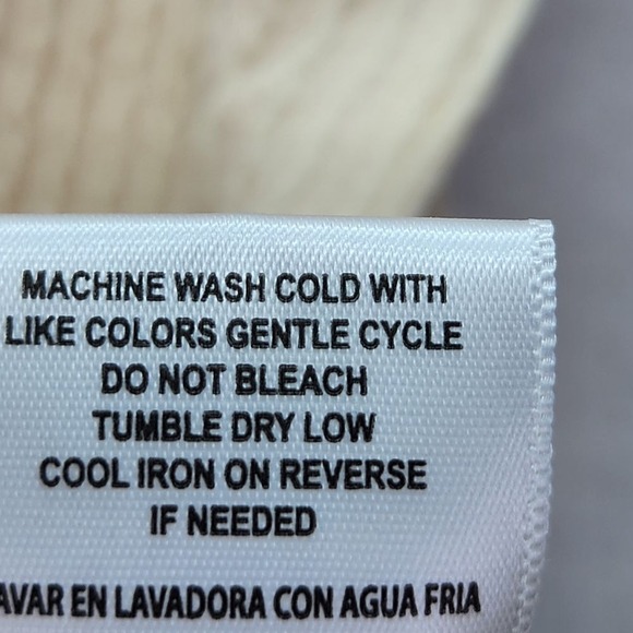 All in Love Tank Womens L Cream Ribbed Surplice Peplum Blouse Retro Double VNeck - Picture 5 of 9